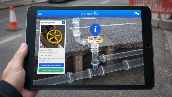 AR Infrastructure Visualisation for Public Sector Field Teams
